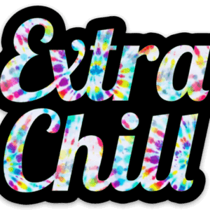 Extra Chill Tie-Dye Sticker